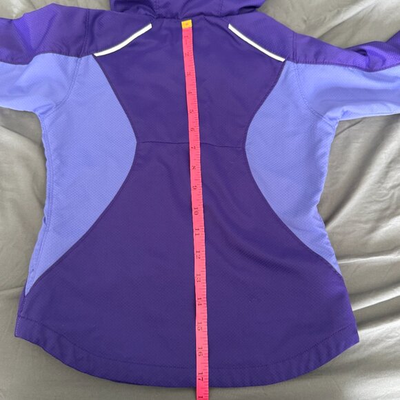 COLUMBIA Omni-Shield Girls Hooded Zip Purple Jacket Size XS - Picture 11 of 12